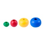 Stop - Tie Ball 3/16 Red (5)